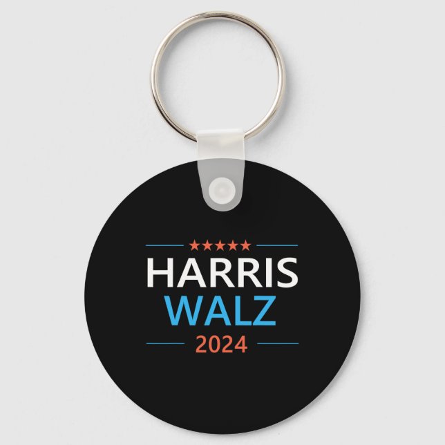 WAlzheimer 2024 för president Patriotic Kamala Wal Nyckelring (Framsida)