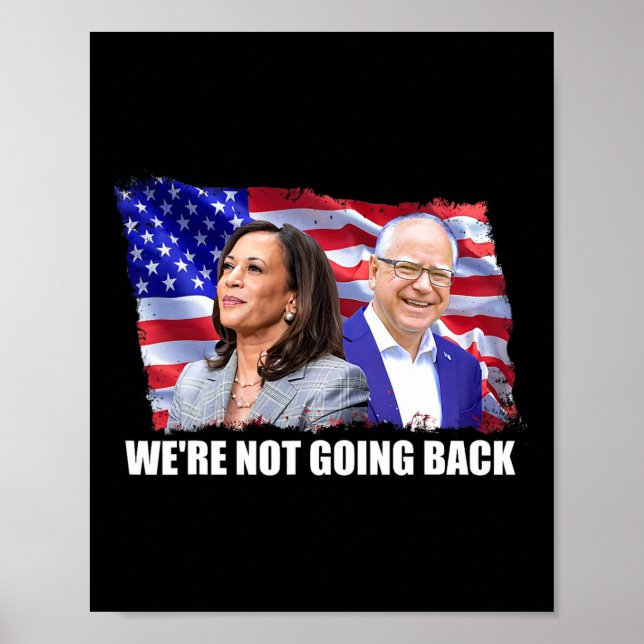 WAlzheimer 2024 Kamala Harris First Women Preside Poster (Framsidan)