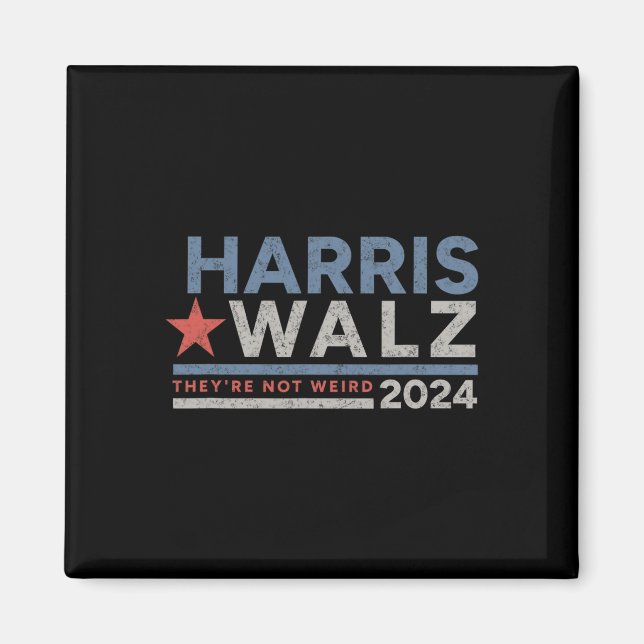 WAlzheimer 2024 Kamala Harris Tim W Not Konstig Magnet (Framsidan)