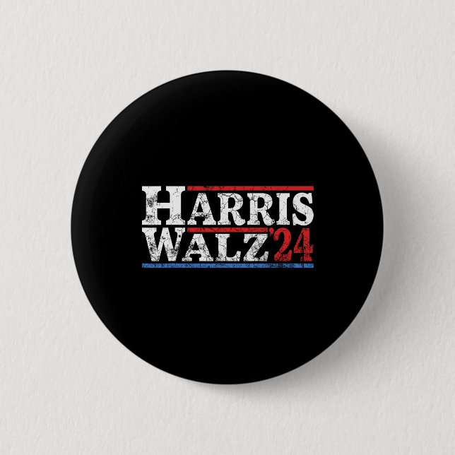 WAlzheimer 2024 Valection Kamala Harris Tim Waltz  Knapp (Framsida)