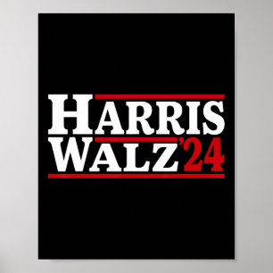 WAlzheimer 24 Val Kamala Harris Tim Waltz 24 Poster