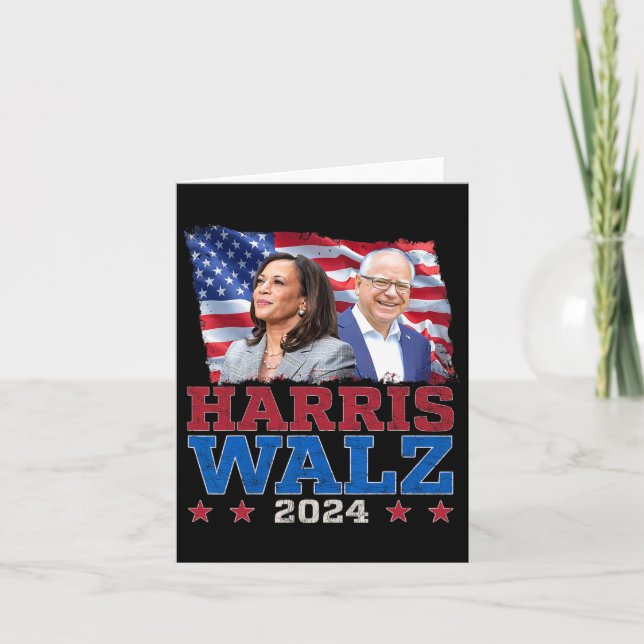 WAlzheimer President Val 2024 Kamala Harris T Kort (Framsida)