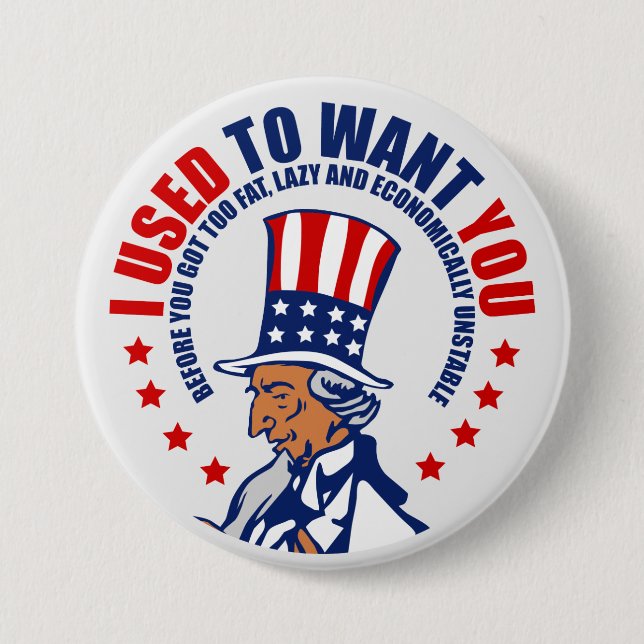 Wam bam, tacka dig Sam! Knapp (Framsida)