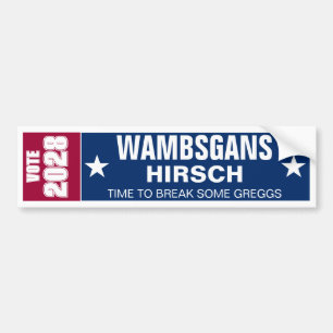 Wambsgans och Hirsch för 2028 Bildekal