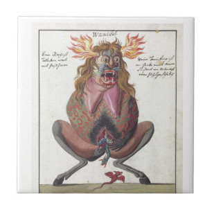Wamidal demon kakelplatta