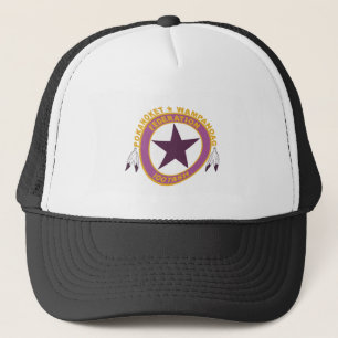Wampanoag-stammens flagghatt truckerkeps