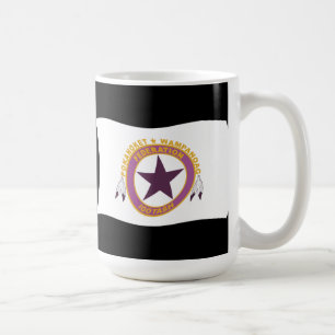 Wampanoag-stammens flaggmugg kaffemugg