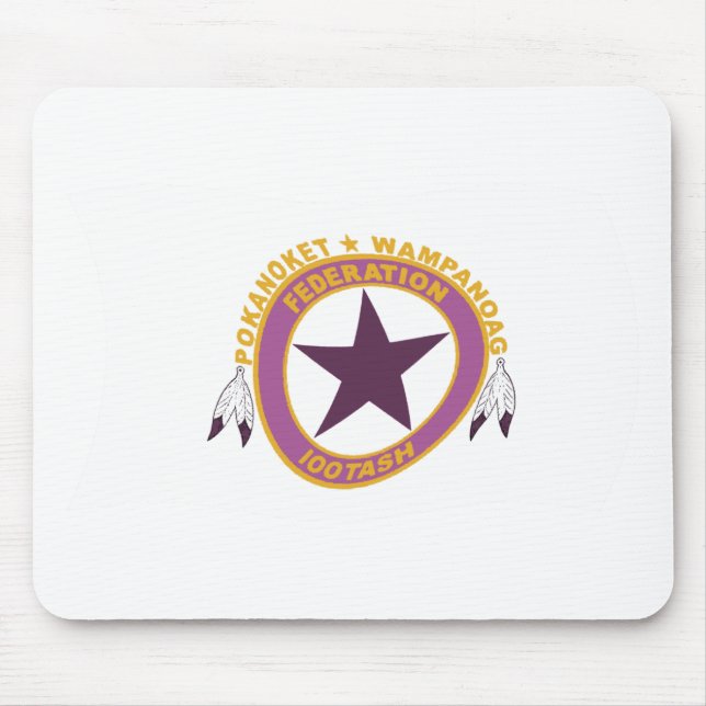 Wampanoag Tribe Flagga Mousepad Musmatta (Framsidan)