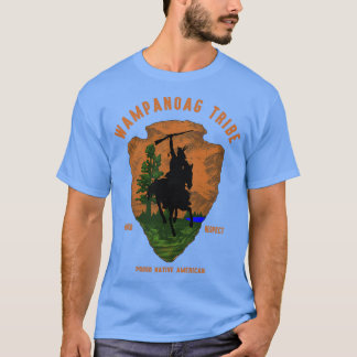 Wampanoag Tribe Native American Honor Respect Vint T Shirt