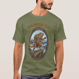 Wampus Cat Mythic Guardian - Appalachian Art T Shirt