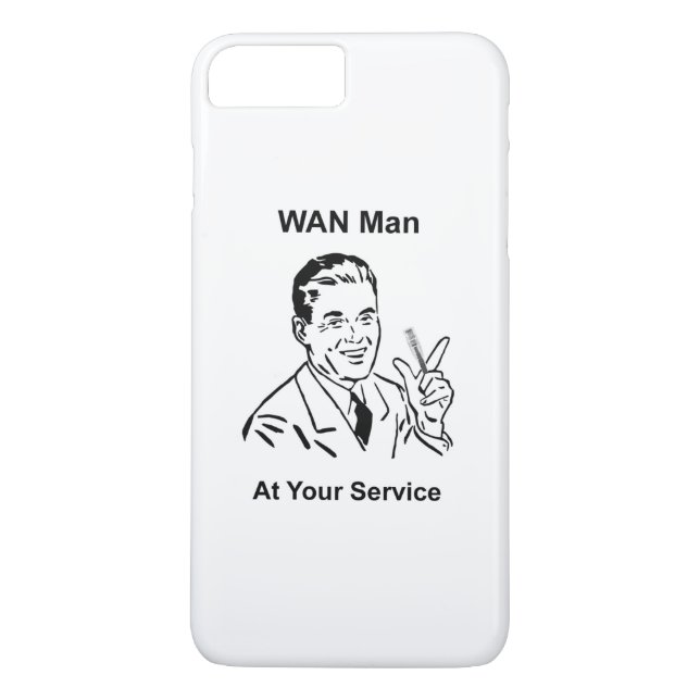 WAN Man på din serviceteknik Case-Mate iPhone Skal (Baksida)