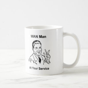 WAN Man på din serviceteknik Kaffemugg