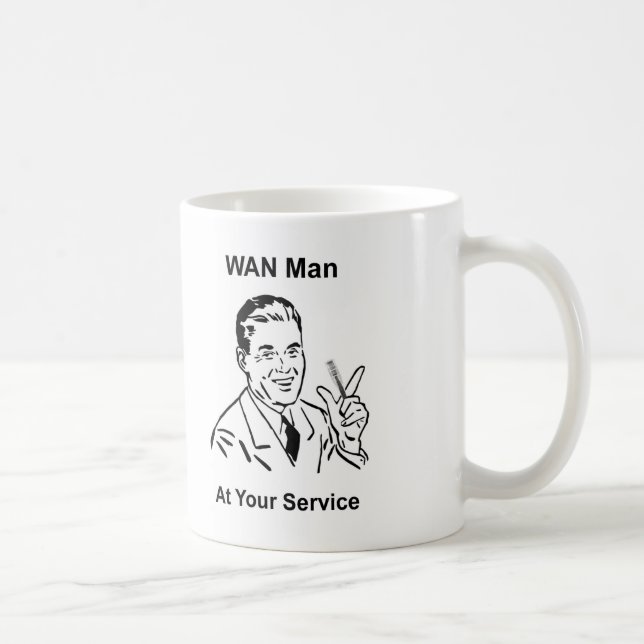 WAN Man på din serviceteknik Kaffemugg (Höger)
