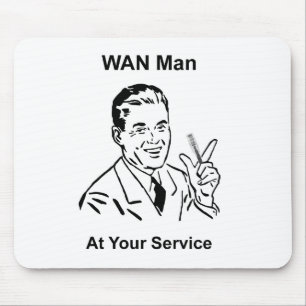 WAN Man på din serviceteknik Musmatta