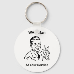 WAN Man på din serviceteknik Nyckelring