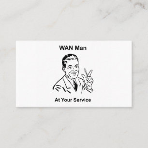 WAN Man på din serviceteknik Visitkort