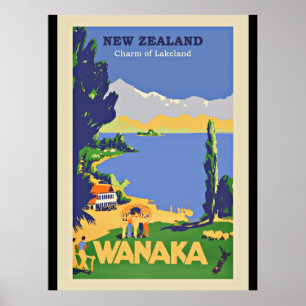 Wanaka, Nya Zeeland Poster