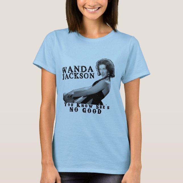 Wanda Jackson T-tröja Tee Shirt (Framsida)