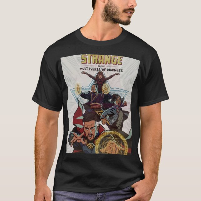 Wanda och Doktor Strange i Madns multiversa T Shirt (Framsida)