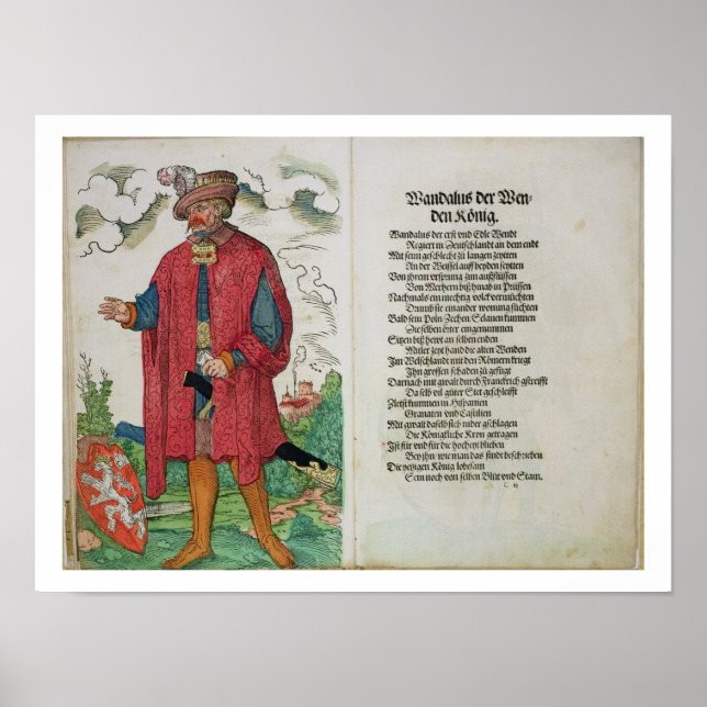 Wandalus, Kung i Wenden, från Ursprung o Poster (Framsidan)