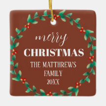 Wandan God jul Photo Namn Terracotta