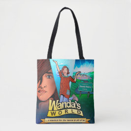 Wandas World Tote Bag Tygkasse
