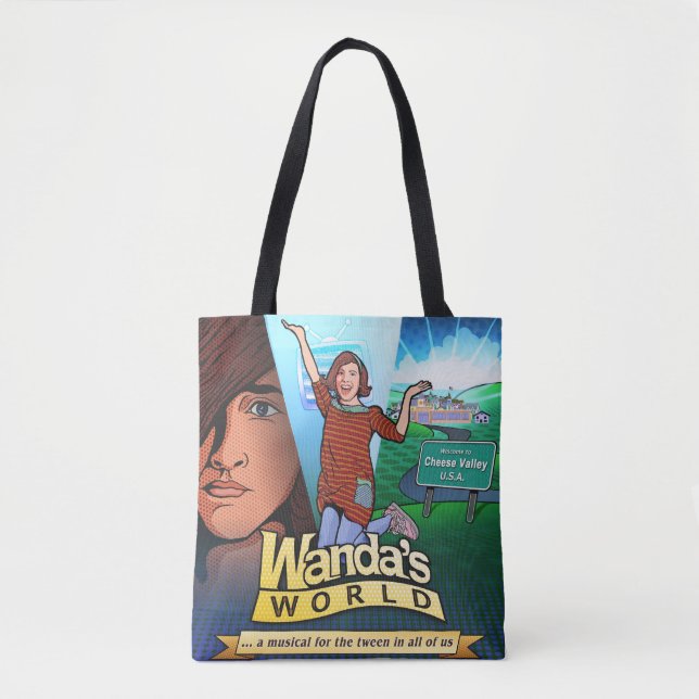 Wandas World Tote Bag Tygkasse (Framsida)