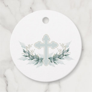 WandeBlue Kor Communion Baptism Christening Gåvor Etiketter