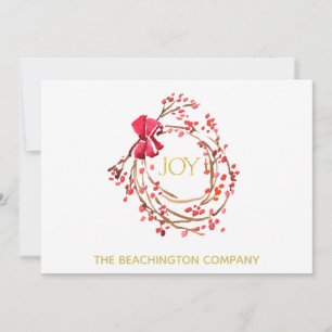 *~* WandeCorporate JOY Business Helgdag Card