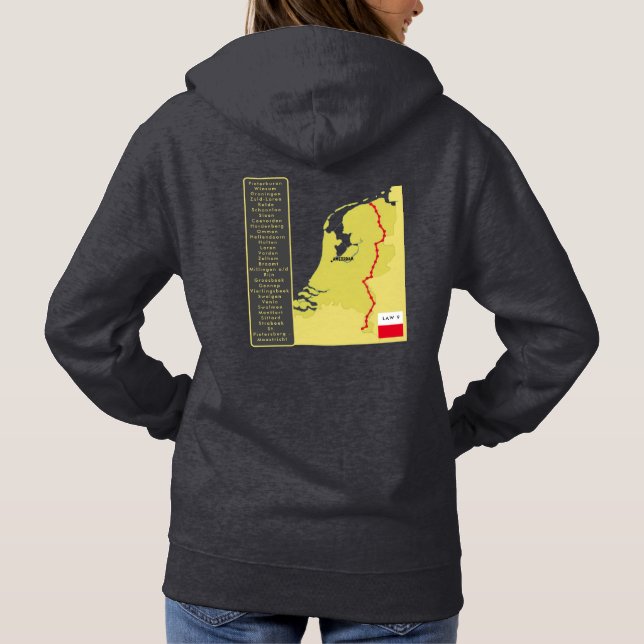 Wandelpad Nederland Pieterburen - St. Pietersberg T Shirt (Baksida)