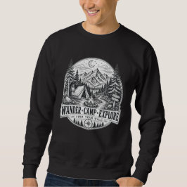 Wander Camp Utforska T-Shirt Lång Ärmad Tröja