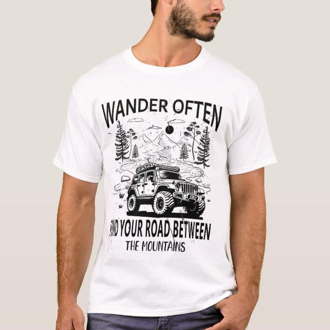 Wander Often T Shirt (Framsida)