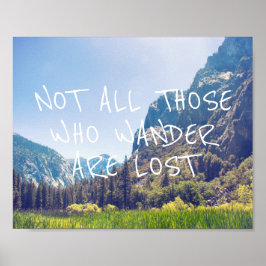 Wander Quote - Kung Canyon | POSTER