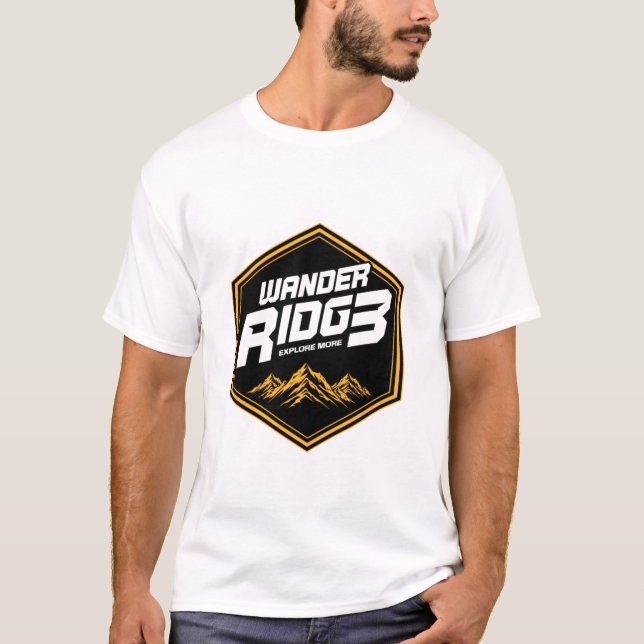 WANDER RIDG3 "Utforska mer" T Shirt (Framsida)