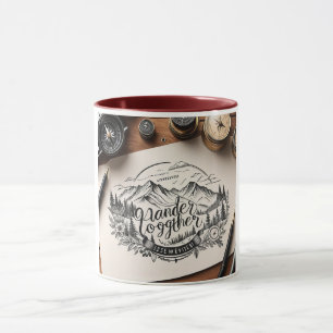 Wander Together Travel Theme Mugg