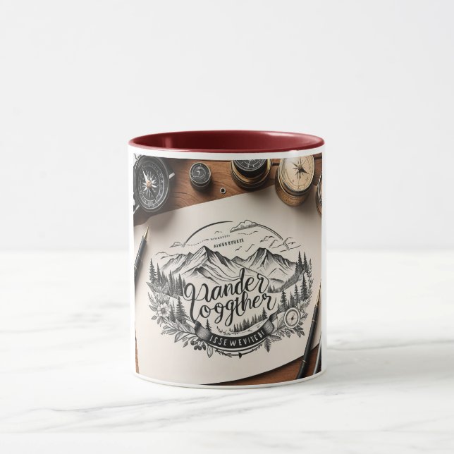 Wander Together Travel Theme Mugg (Center)