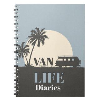 WANDER! 🚐 Van Life Diary Notebook Anteckningsbok