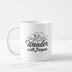Wander with Purpose - Mountain Äventyr Kaffemugg