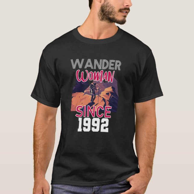 Wander woman since 1992 t shirt (Framsida)