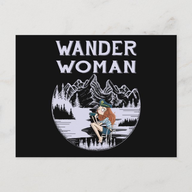 Wander Woman Vykort (Framsida)