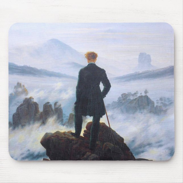 Wanderer Above Sea Fog Caspar David Friedrich Musmatta (Framsidan)