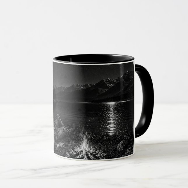 Wanderer Collection WO09 – Månbelyst läger vila Mugg (Framsida höger)