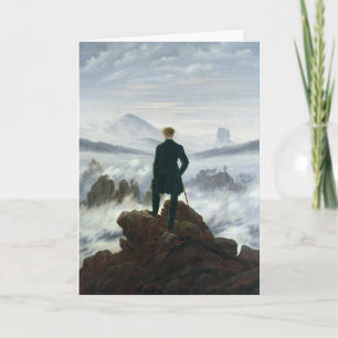 Wanderer ovanför Fog-havet 1818 Kort