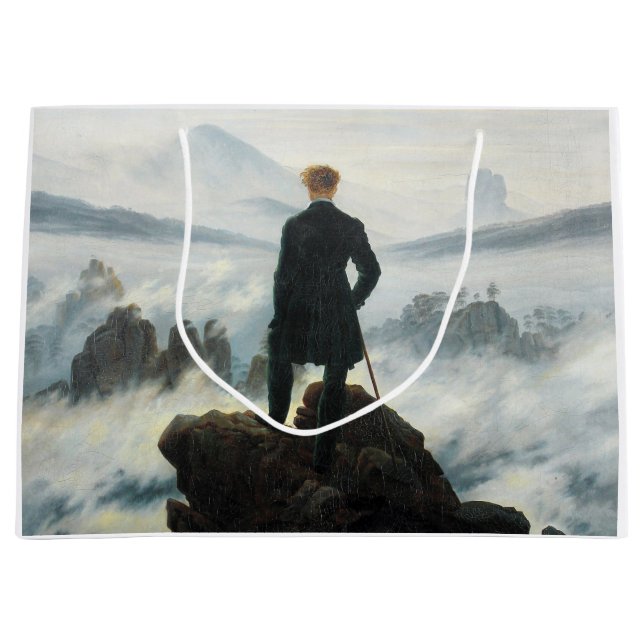 Wanderer ovanför Fog-havet, Friedrich (Framsidan)