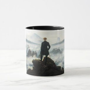 Wanderer ovanför Fog-havet, Friedrich Mugg