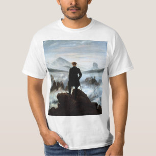 Wanderer ovanför havet av dimma: Skjortor & dräk T-shirt