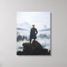 Wanderer över Fog-havet (av C.D. Friedrich)