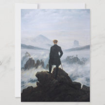 Wanderer över Fog-havet (av C.D. Friedrich)