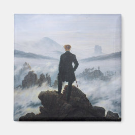 Wanderer över Fog-havet (av C.D. Friedrich) Magnet