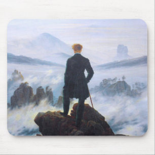 Wanderer över Sea Fog Caspar David Friedrich Musmatta